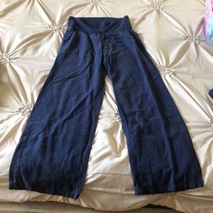 Old navy linen wide leg pants